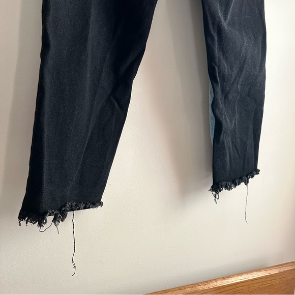Oak + Fort • Crossover Front Two-Tone Jean - Picture 7 of 10